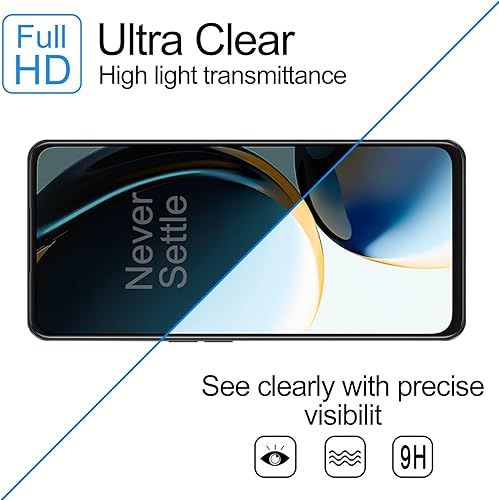 Miniatura 5 de Lokyoo Paquete de 2 protectores de pantalla de privacidad para Oneplus Nord N30 5G vidrio templado antiespía, Ultra HD, antiarañazos, sin burbujas,