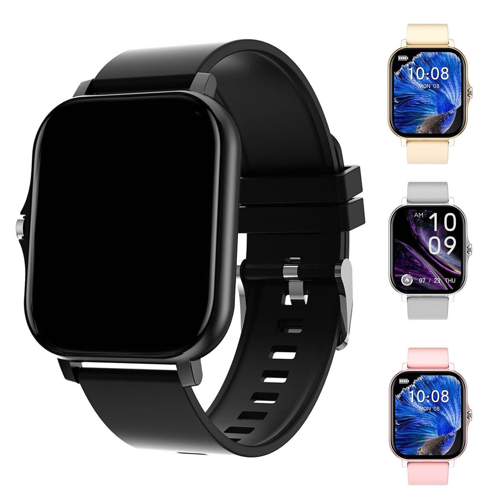 GT21 Y13 Smart Watch Step Counter Watch Stainless Steel Dial Sturdy Strap Intelligence Information Storage Alert Notification Function