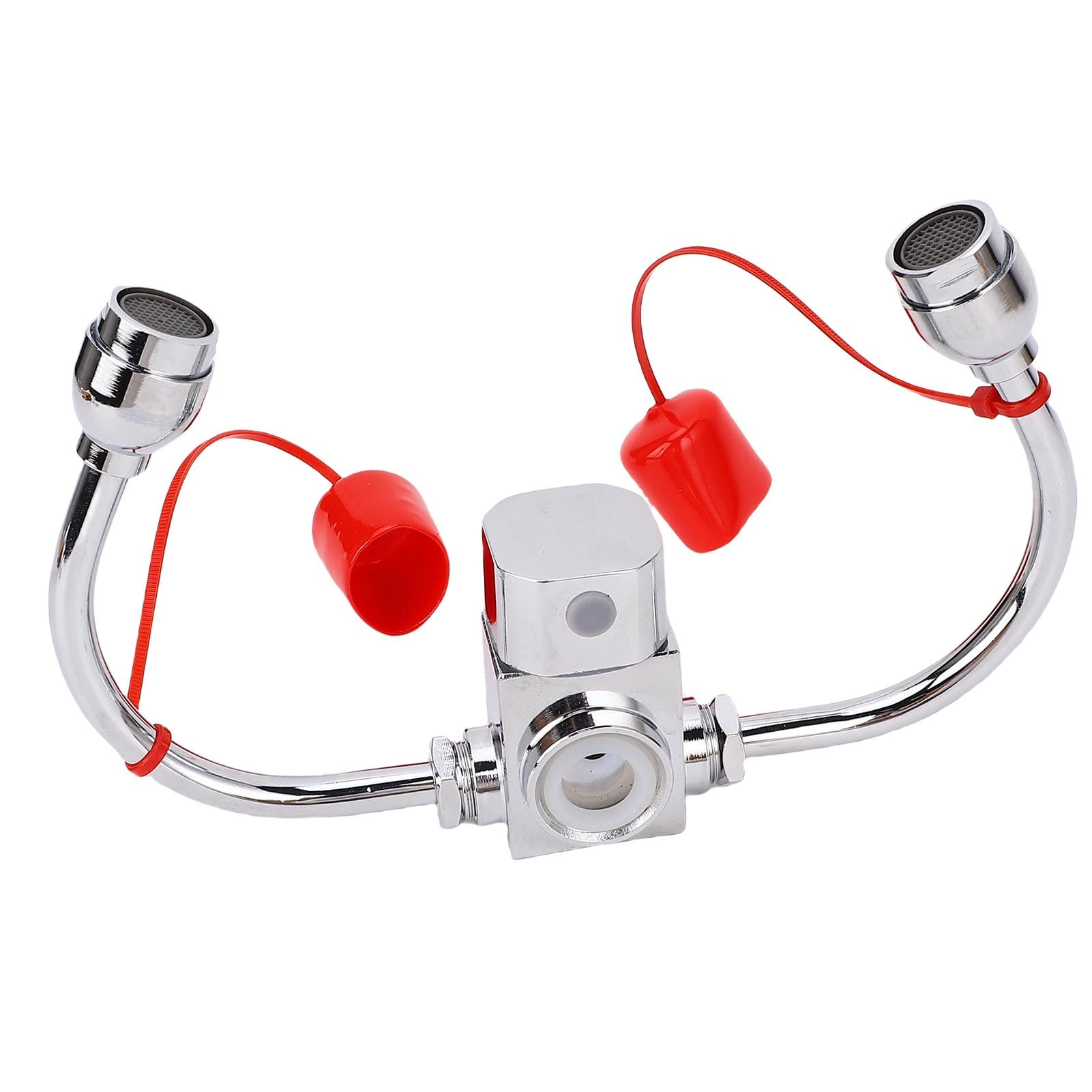 Naroote Estación de Lavado de Ojos de Emergencia Montada en Grifo, Lavaojos con Rotación de 360 ​​grados y Filtro de Doble Capa, Ideal para Laboratorio, Cocina y Lavandería