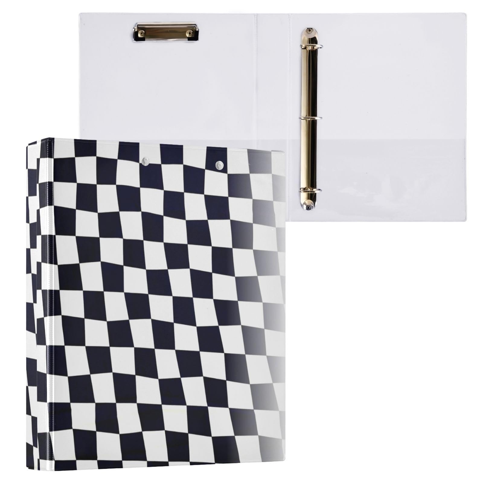Raccoglitore per materiale scolastico da 1-1/2 pollici, colore bianco e
