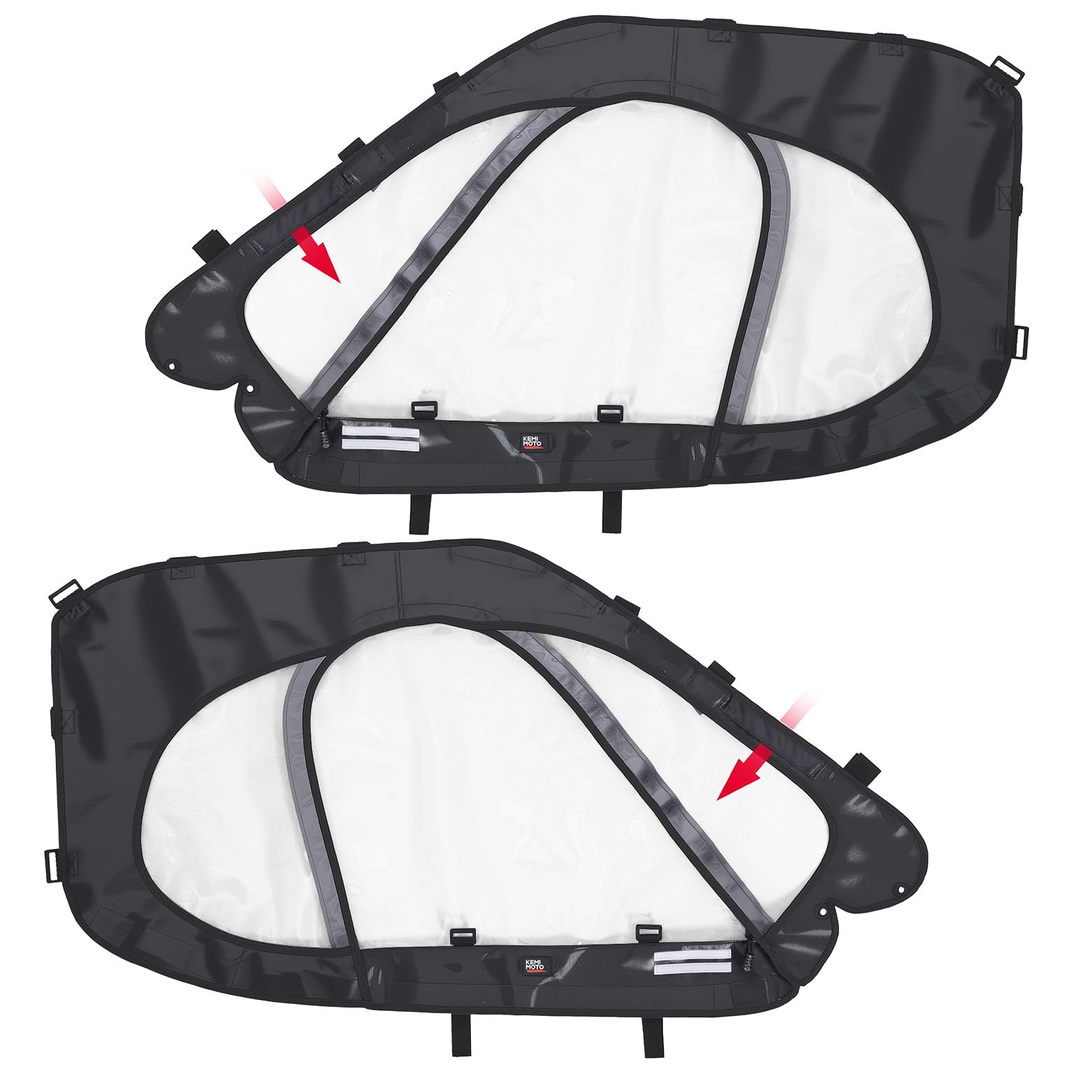 Amazon.com: KEMIMOTO Upper Doors Compatible with Polaris RZR 200