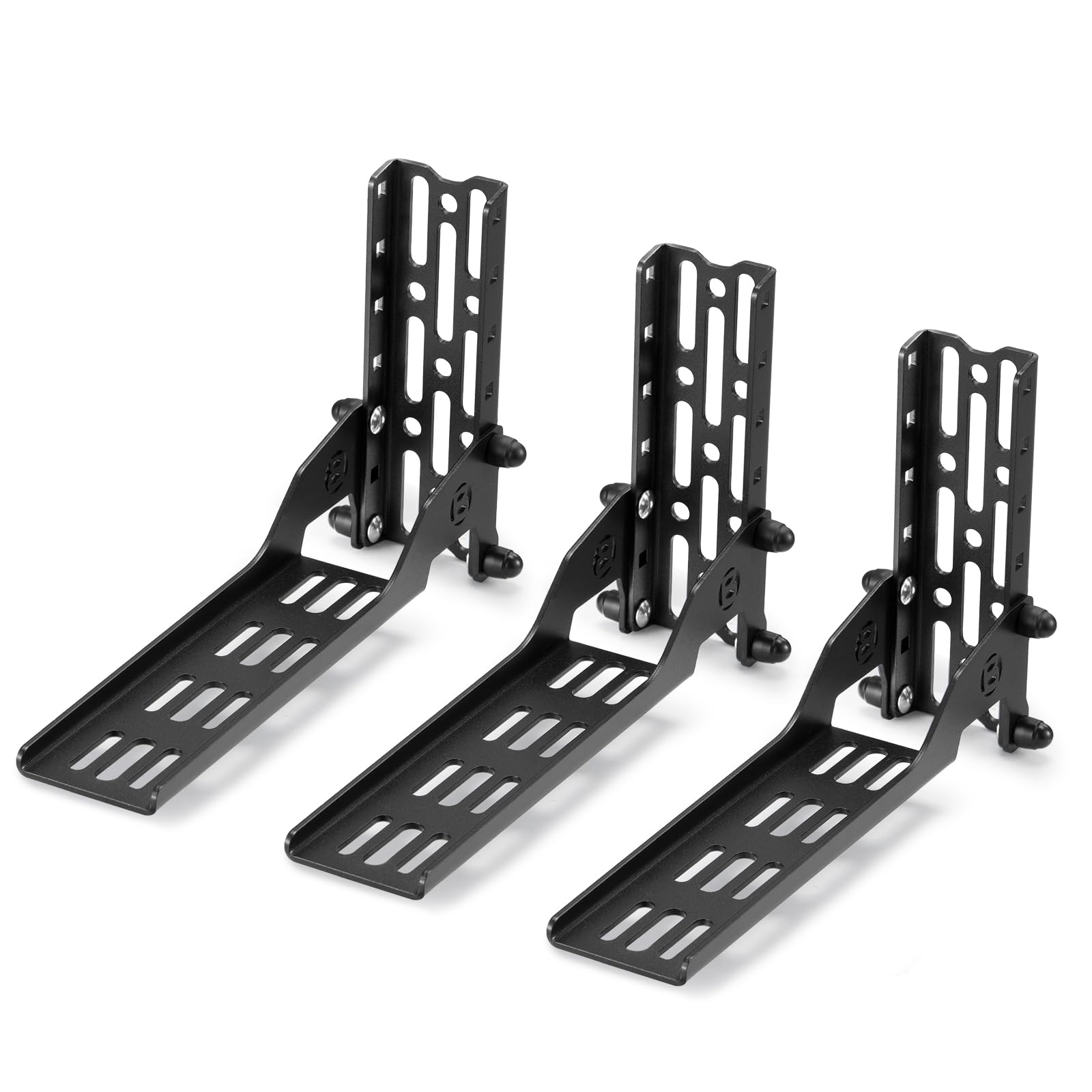 Photo 1 of BUNKER INDUST 3 Pcs Awning Mounting Brackets for Car Roof Rack, Heavy Duty L-Shaped Mount Brackets Fit for Vehicle 180 Awning / 270 Awning / Shower Awning