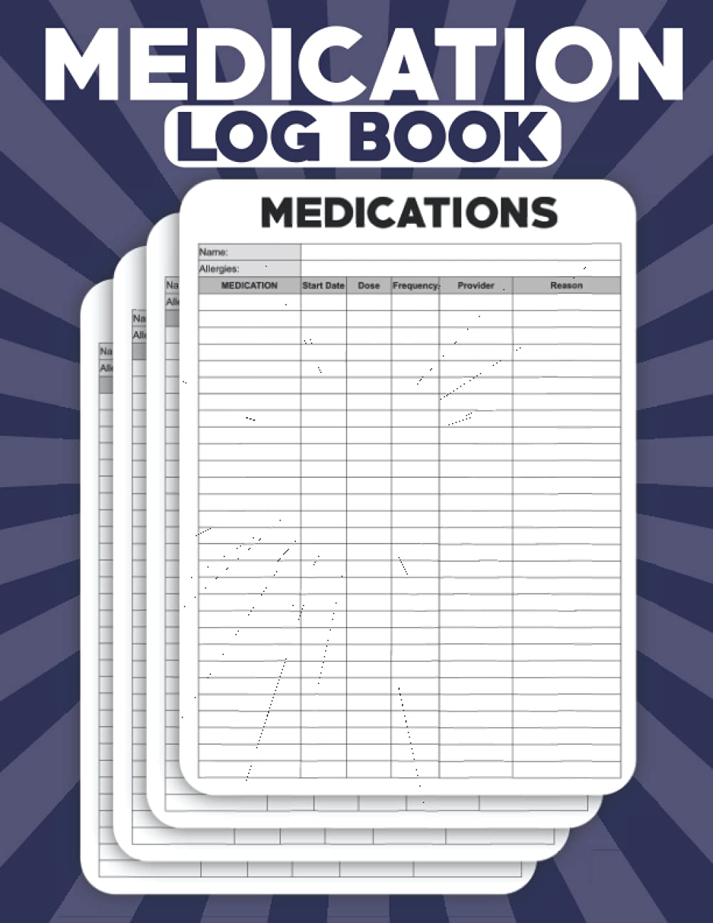 Medication Log Book: Daily Tracking Book for Medication Intake, Monday to Sunday Medicine Dosage Record Book | Track Family Medical History, Daily ... and More (Personal Medical Log Book Series)