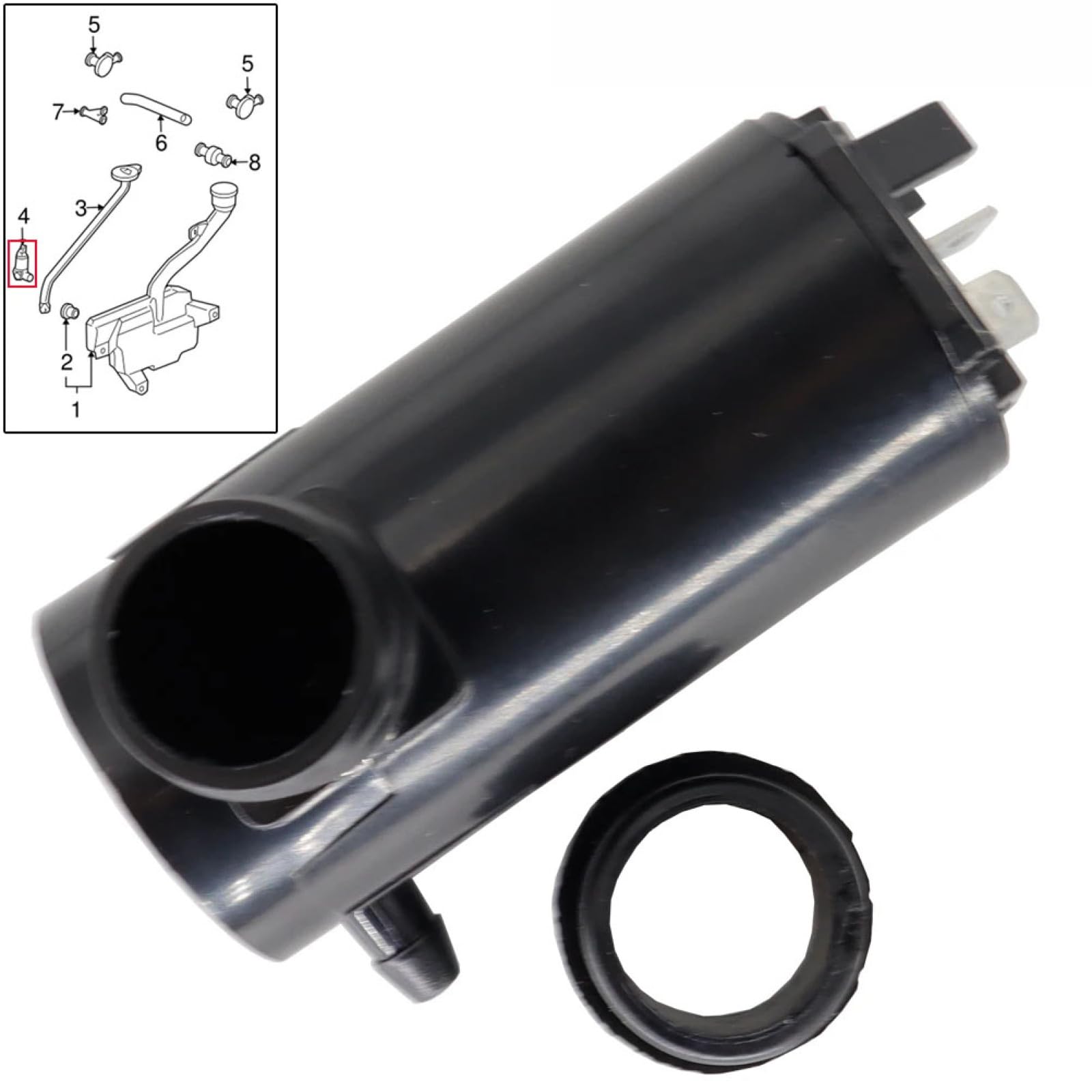 Dla Honda For Pilot 2003-2008 pompa płynu do mycia szyb samochodowych