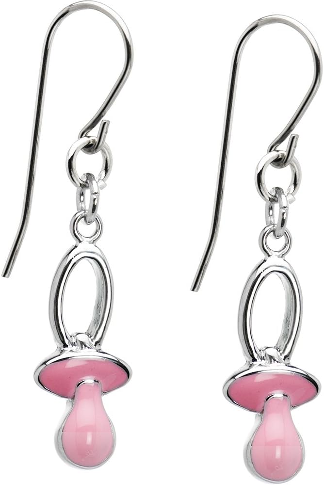 Body CandyLight Pink Pacifier Earrings