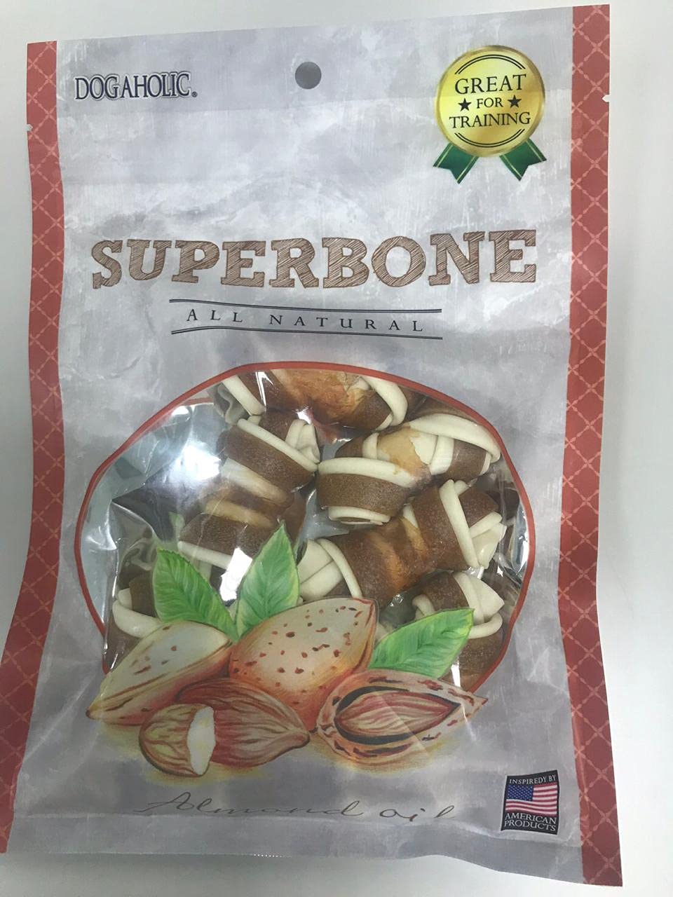 DOGTOWN Superbone Chicken Knotted Bone 9 in 1 Dog Treat for Dogs Its 100% Natural & Safe (Almond Oil, Pack of 3) (B095SDD5JP) Amazon Price History, Amazon Price Tracker