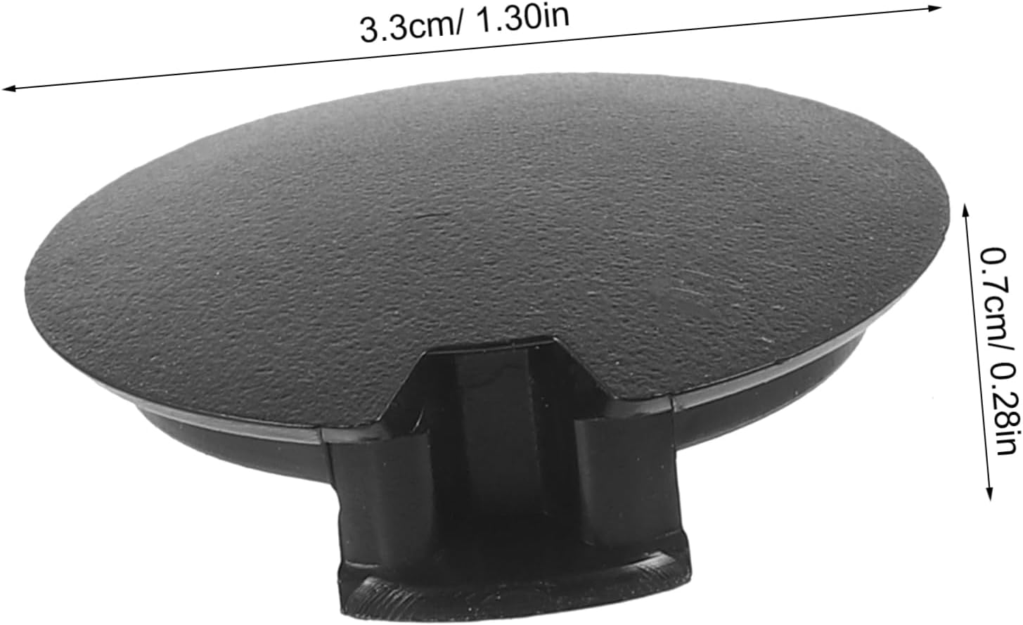 Mikinona 2pcs Car Accessories Bumper End Caps Rubber Bumper End Caps Vehicle for Smart Easy to Install