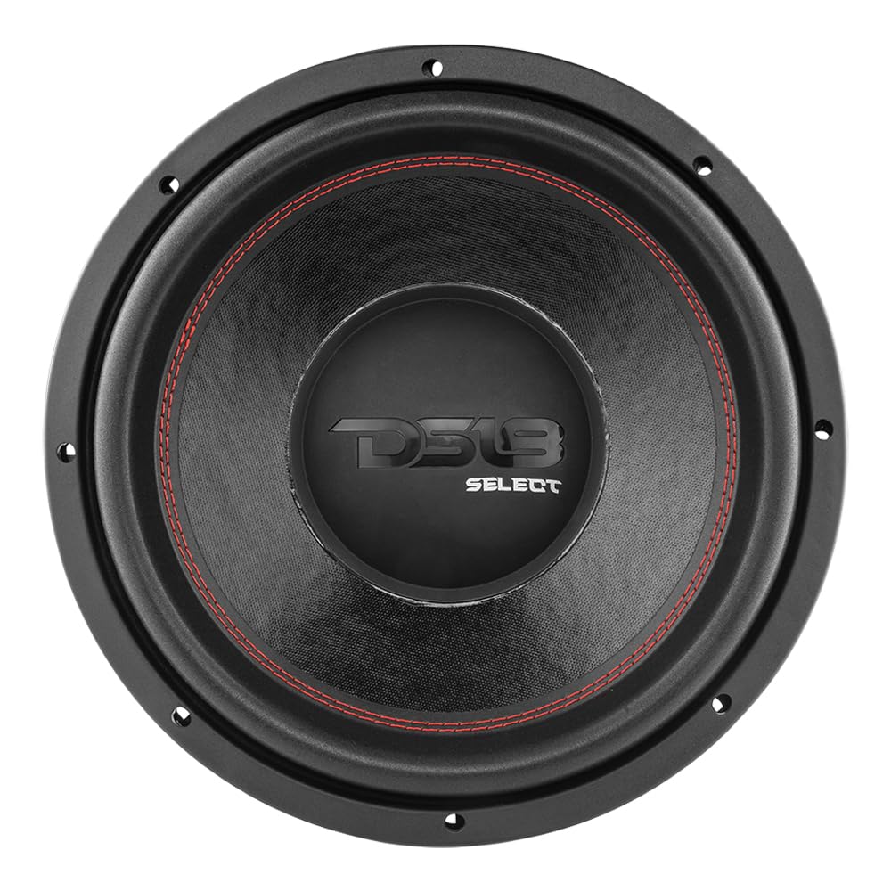 DS18 SLC12S Select Series 12" Single Voice Coil 500 Watt Max Subwoofer, Set di 1