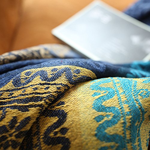 Couverture de canapé bleu ele ELEOPTION pour vos soirées cocooning