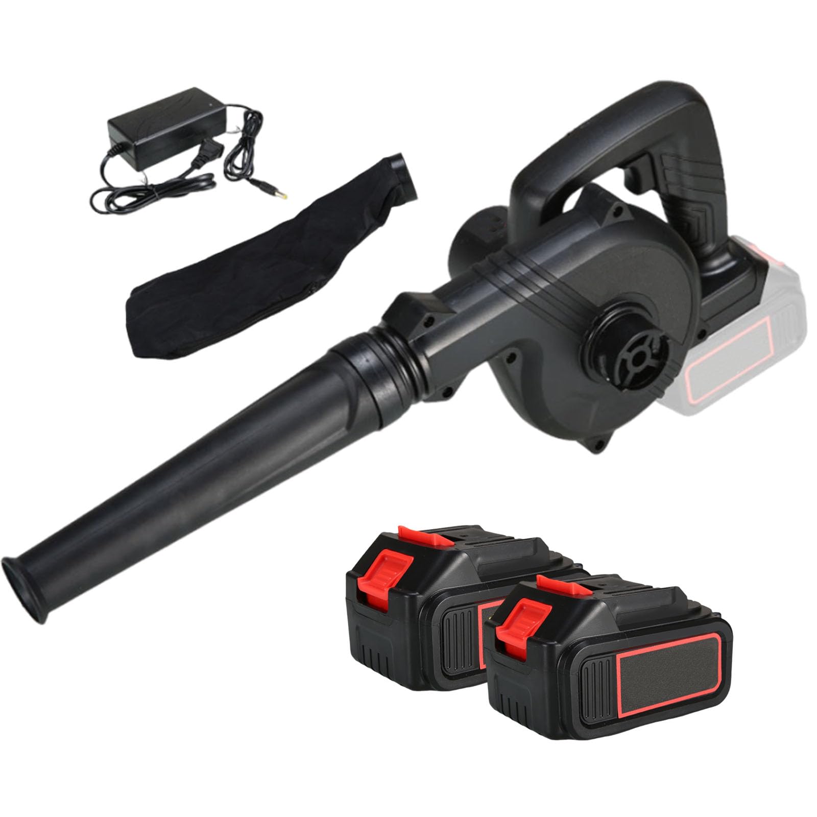 Souffleur Feuilles Sans Fil - 2 Batteries 2000mAh Jardin Voiture