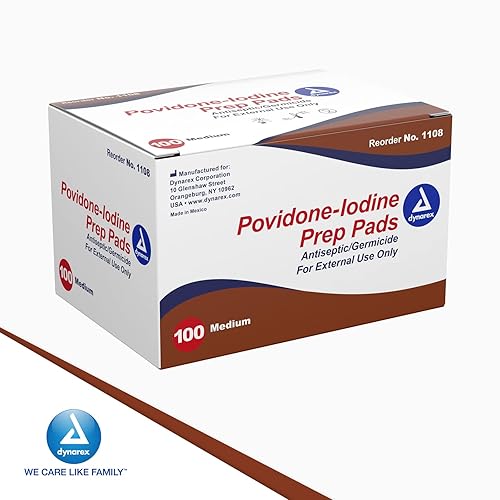 Miniatura 7 de Almohadilla prep Povidone yodo mediana 100