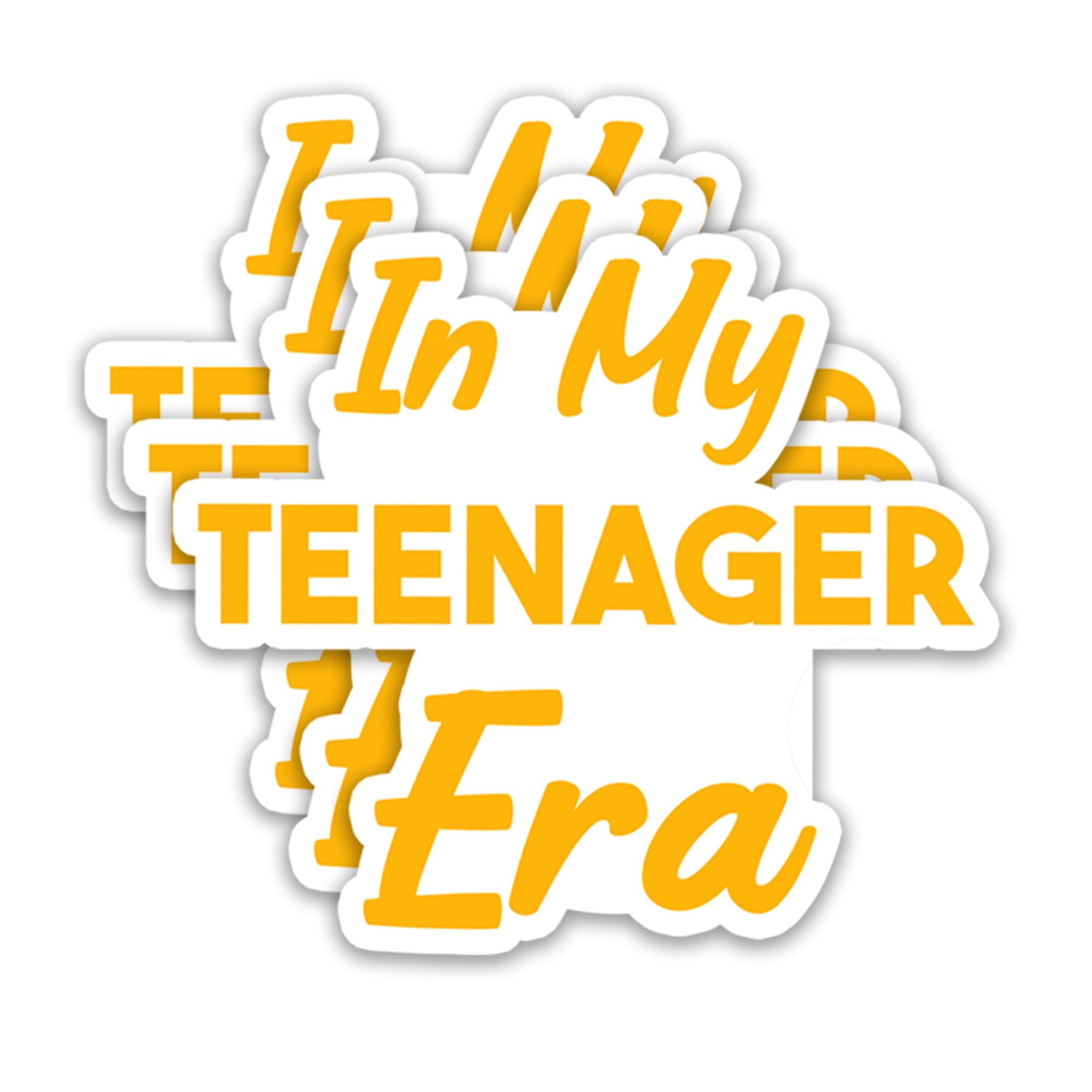 Photo 1 of (3Pcs) in My Teenager Era Sticker Happy 13th Birthday Stickers Cheers to 13 Years Waterproof Vinyl Decals for 13th Birthday Gifts, Water Bottles, Scrapbooks, Journals, 3 x 2.6 inch