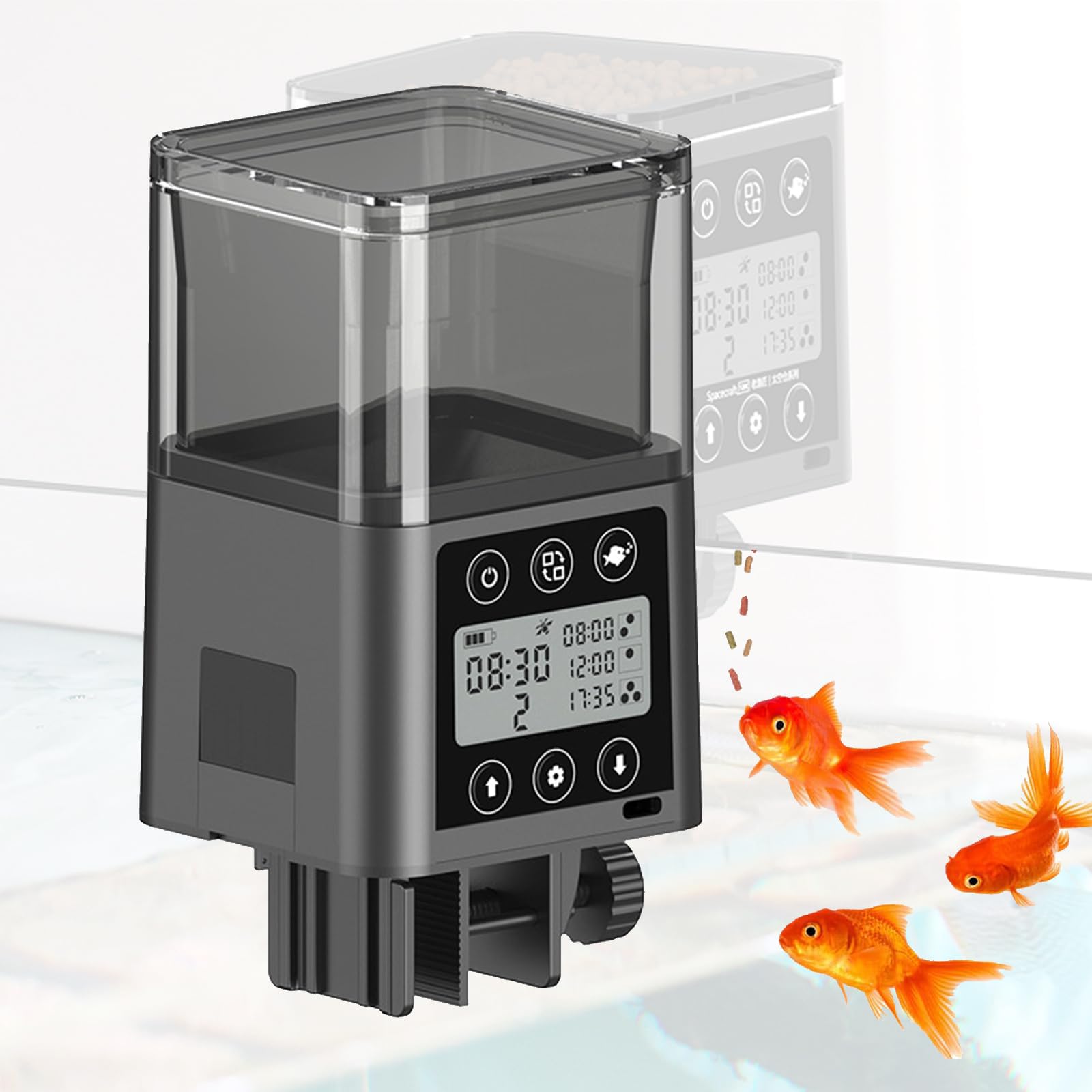 Mangeoire automatique pour poissons rechargeable : partez en vacances l'esprit libre