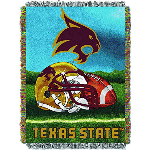 Northwest Texas State Bobcats NCAA Woven Tapestry Home Field Advantage 48" x 60" Throw