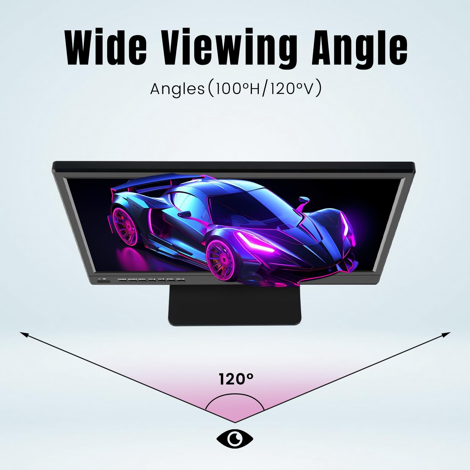 KCR Monitor LED 17 Pulgadas FHD 1920 * 1080 con Entrada HDMI VGA, Altavoces Integrados, frecuencia de actualización de 60 Hz, Tiempo de Respuesta de 5 ms | Entrada HDMI VGA, altavoces incorporados, frecuencia de actualización de 75Hz, tiempo de respuesta