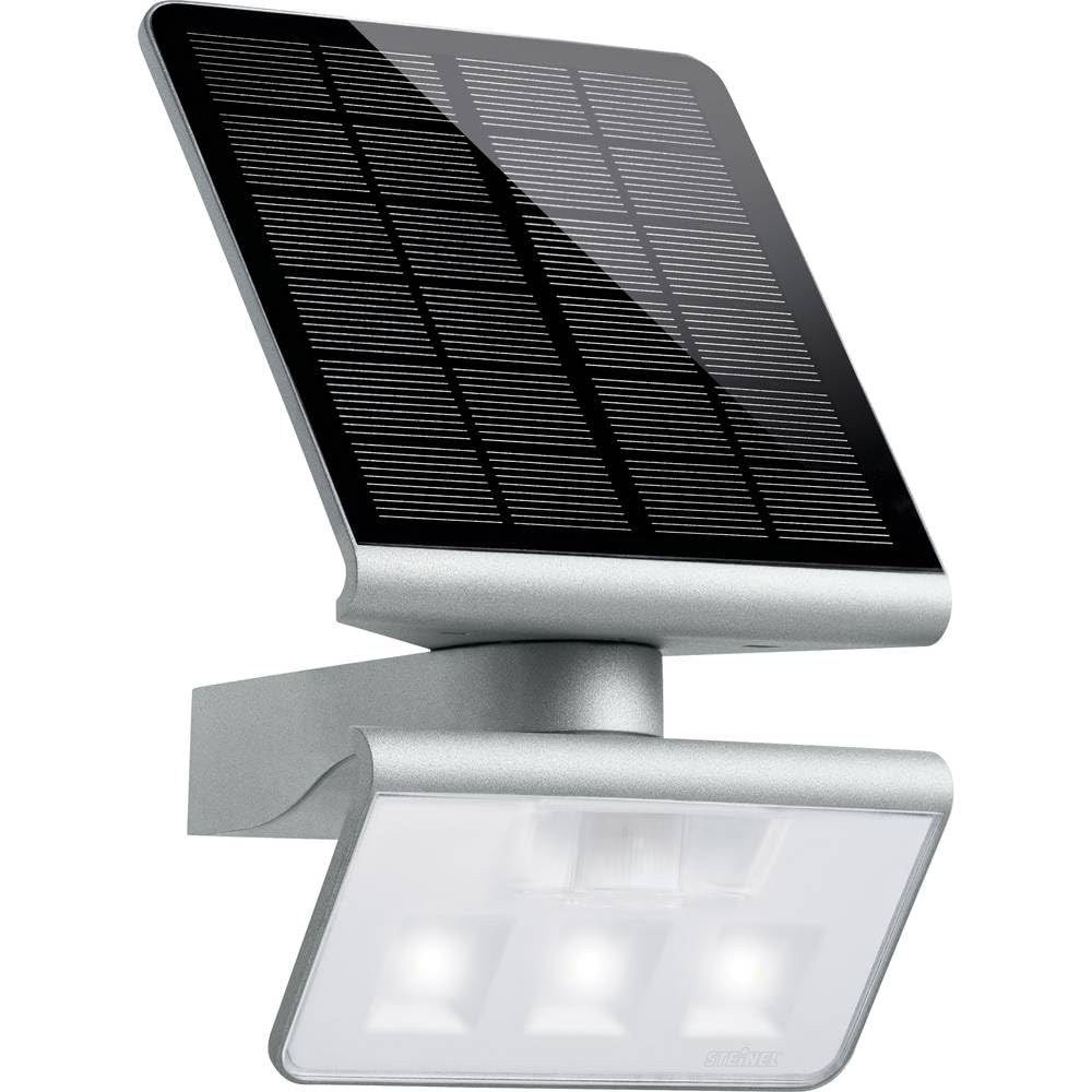 Steinel Lampe extérieure solaire XSolar L-S avec détecteur de mouvement - Luminaire solaire extérieur avec capteur de présence - Spot LED pour entrée et garage