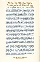 Nineteenth Century Evangelical Theology (Christian Classics) 0805465790 Book Cover