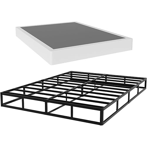 7 Inch Full Box Springs, Mid Profile Box Spring Only for Full Bed, Heavy Duty Metal Mattress Foundation with Fabric Cover, Easy Assembly, Noise-Free