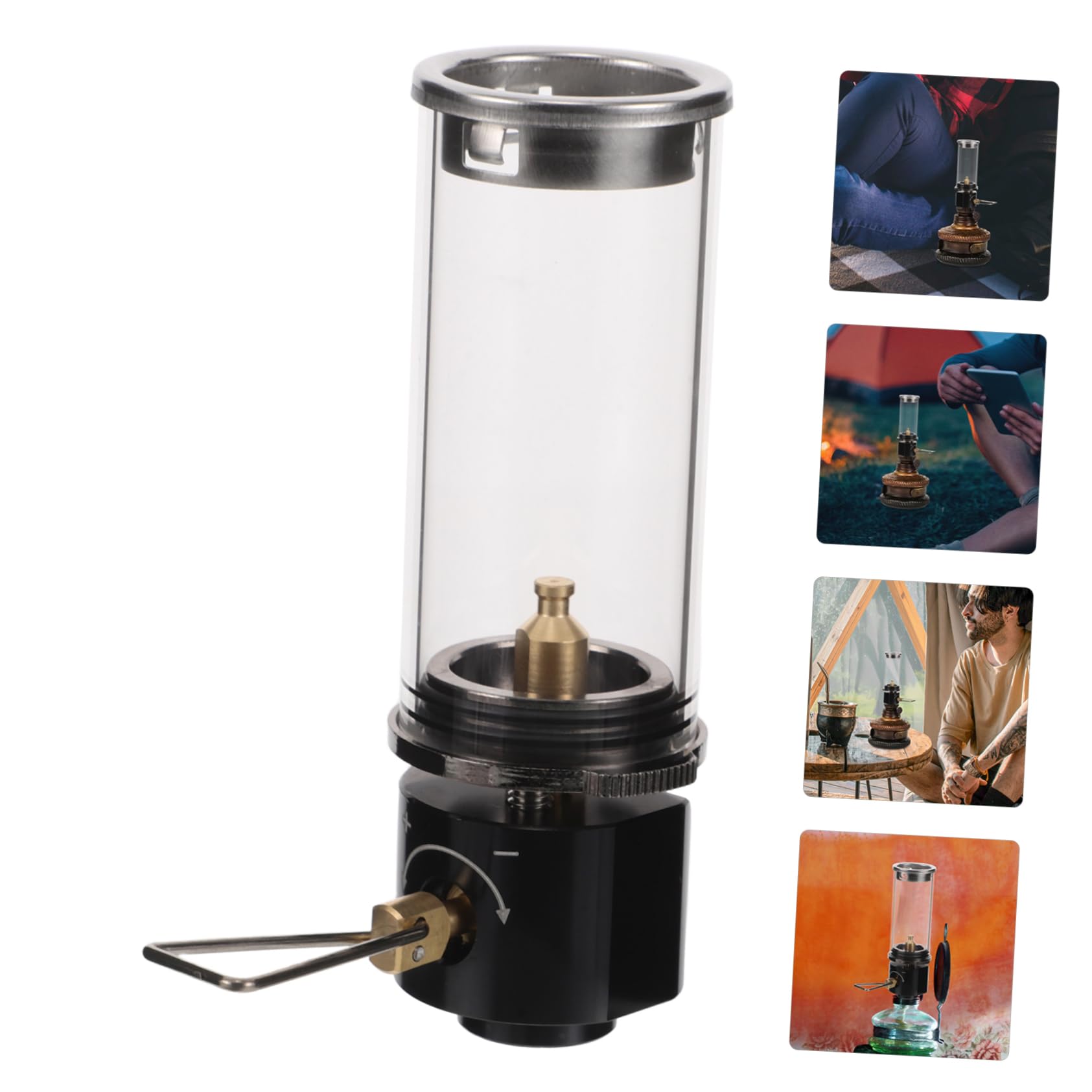 Abaodam Da Campeggio Multifunzionale Luce A Gas Emergenza Utilizzo Lampada Lampada Di Cherosene Lanterna Per L'atmosfera Esterna