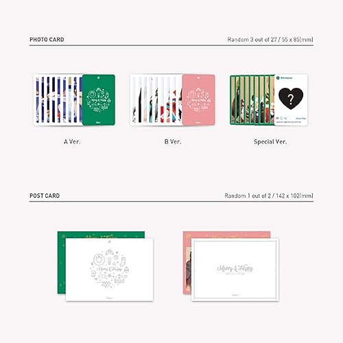 Miniatura 5 de TWICE 1st Repackage Album - Merry  Happy  HAPPY Ver  CD  Photo book  Photo card  Post card  Sticker  K-pop Sealed