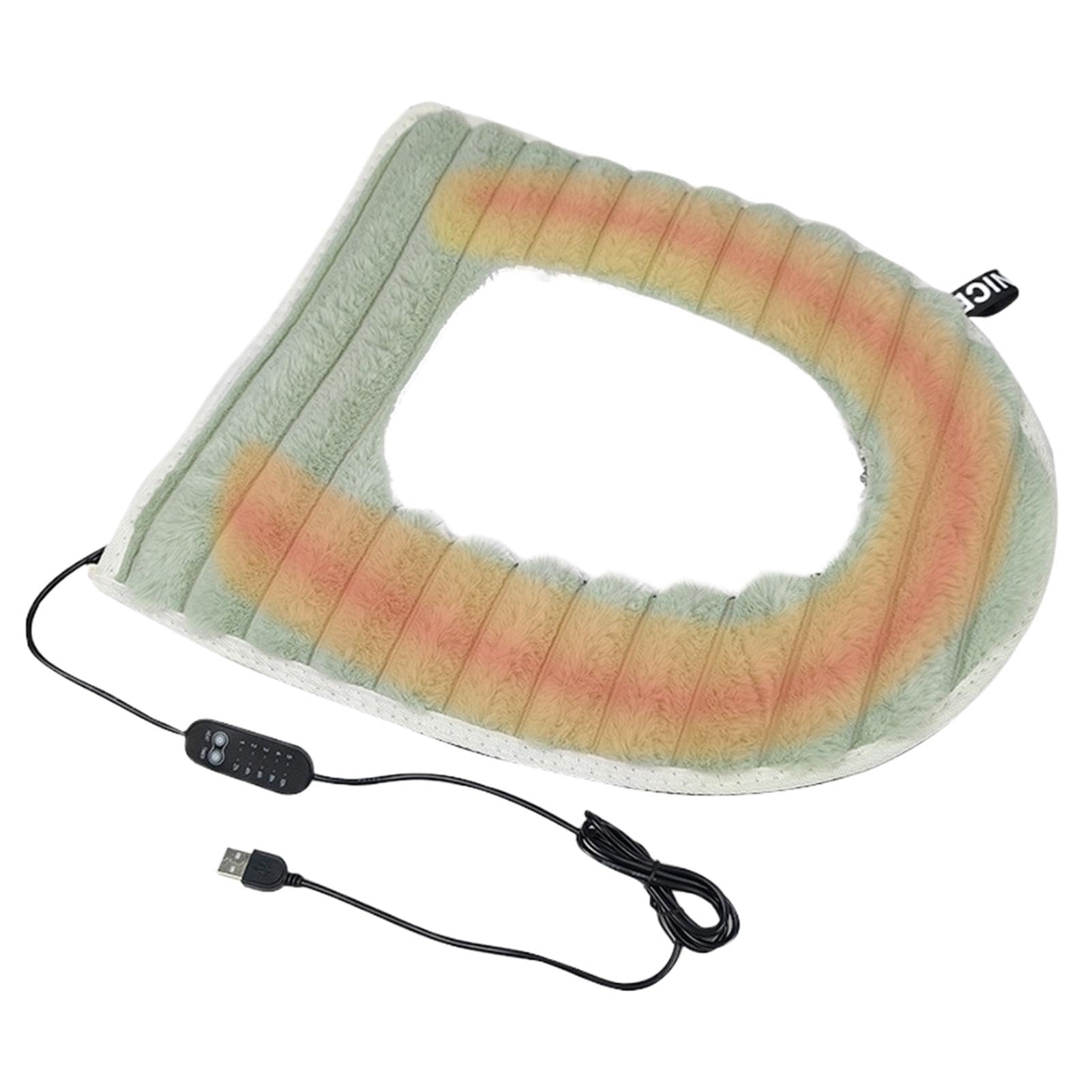 Coussin chauffant confortable pour siège de toilette contre le froid