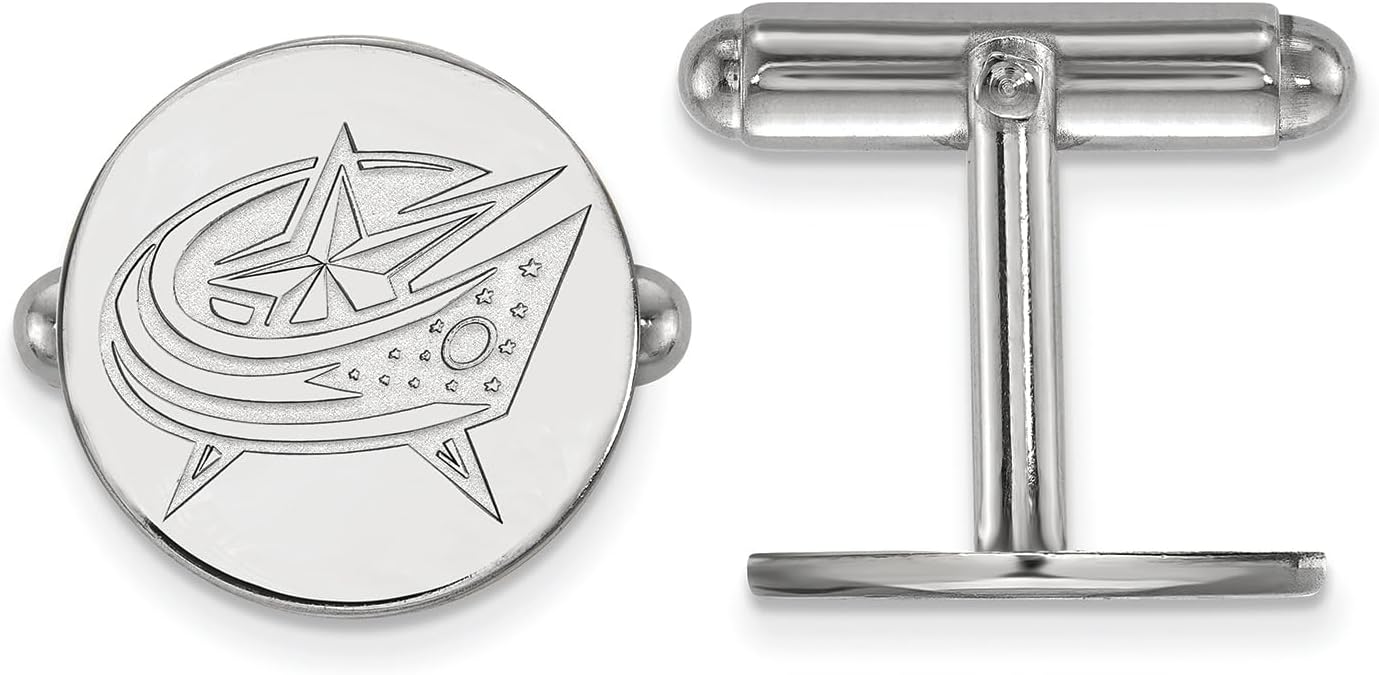 Columbus Blue Jackets Cufflinks (Sterling Silver)