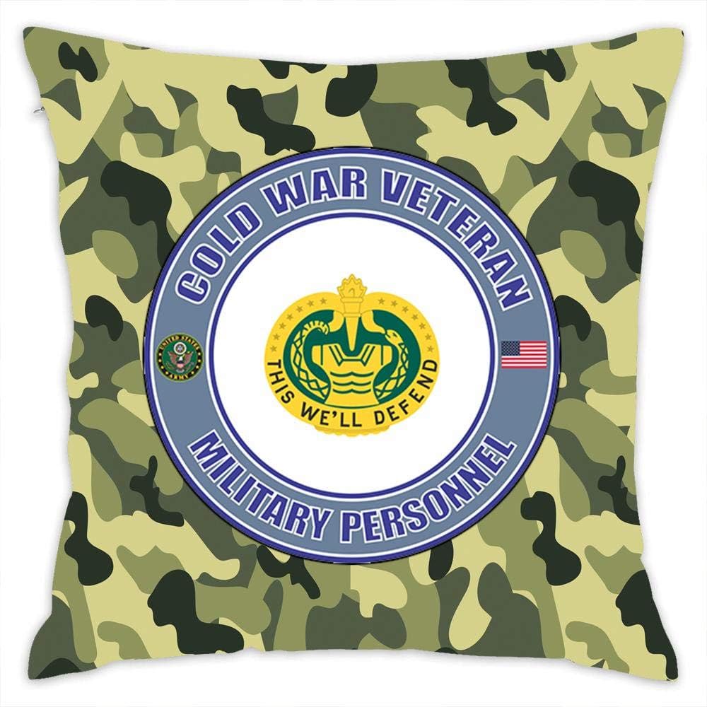 Soft Cotton Throw Pillow Cover with Invisible Zipper for