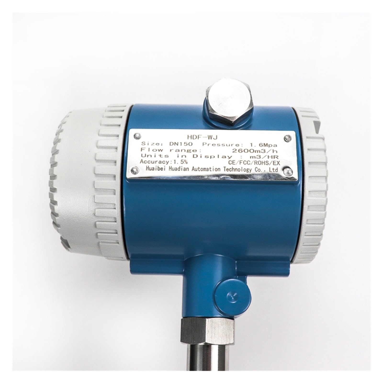 Medidor de agua, medidor de flujo líquido compacto Dn25 Dn50, vapor de aplicación de gas de fábrica, medidor de flujo de medición de líquido de aire (Dn100 1)