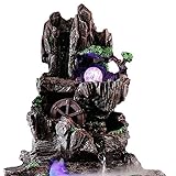 BESPORTBLE 2 Stück Eisgesprungene Kristallkugel Wasserbrunnen, Dekorative Glaskugel Ornamente Wasserbrunnen Feng Shui Kugel Kristallglaskugel Mit Ständer Als Heimbüro Dekoration, 4 * 5cm