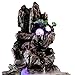 BESPORTBLE 2 Stück Eisgesprungene Kristallkugel Wasserbrunnen, Dekorative Glaskugel Ornamente Wasserbrunnen Feng Shui Kugel Kristallglaskugel Mit Ständer Als Heimbüro Dekoration, 4 * 5cm