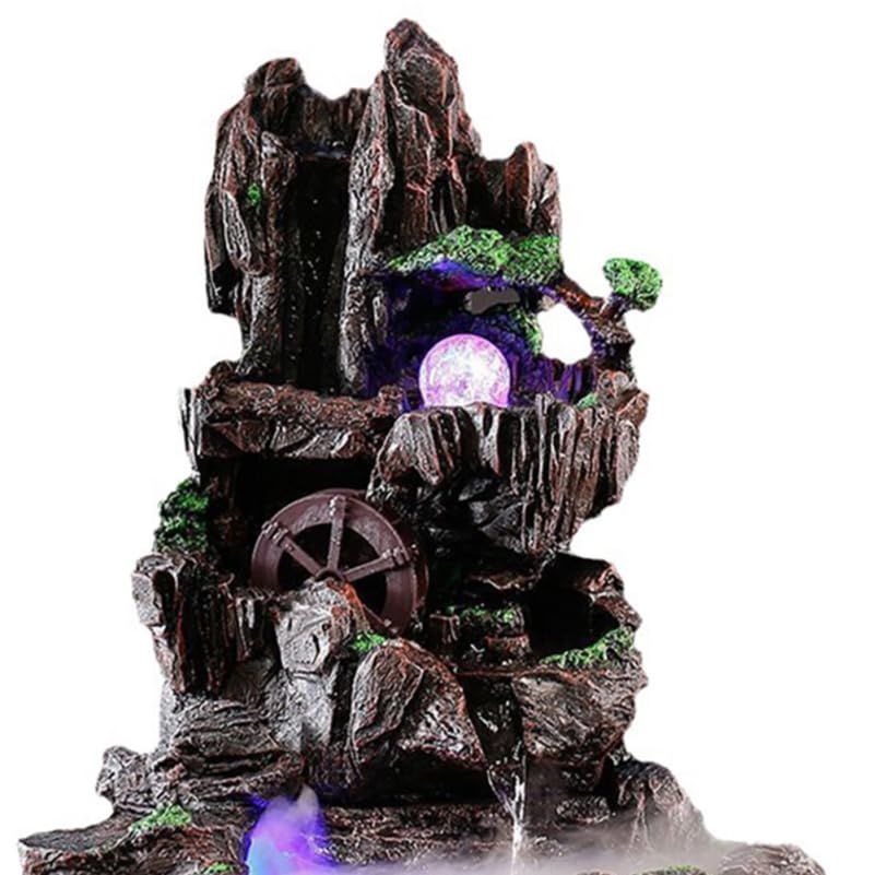 BESPORTBLE 2 Stück Eisgesprungene Kristallkugel Wasserbrunnen, Dekorative Glaskugel Ornamente Wasserbrunnen Feng Shui Kugel Kristallglaskugel Mit Ständer Als Heimbüro Dekoration, 4 * 5cm