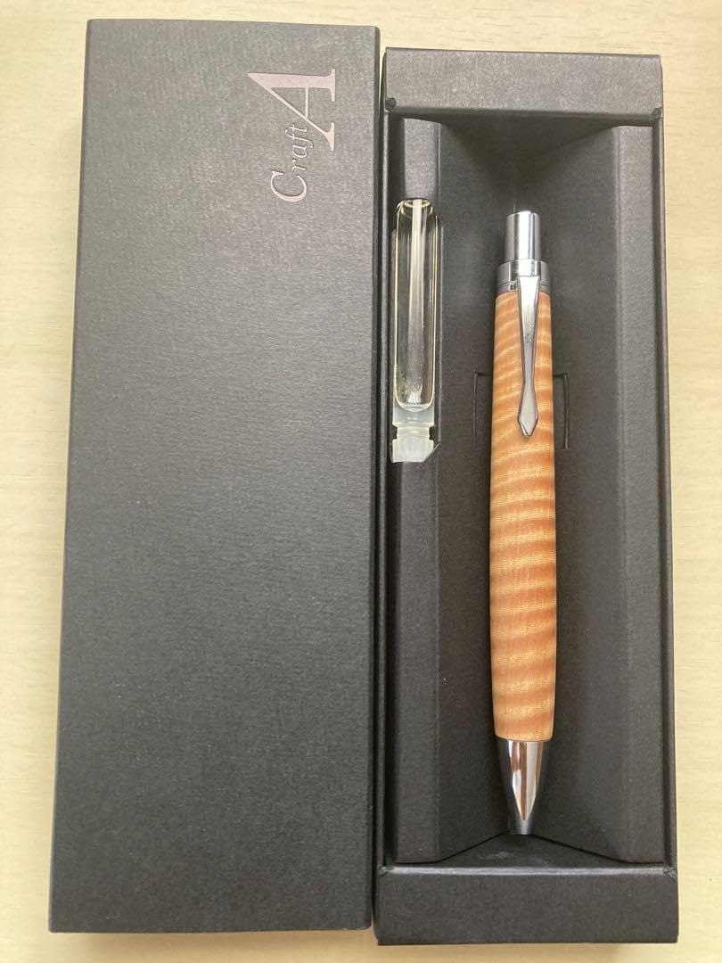 Amazon.co.jp: クラフトA ツイスト式マルチペン 栃縮杢 : 文房具 