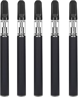 0.5ML CBD Atomiseur, pack de 5, – Cigarettes Electroniques atomiseurs, Cartouches pour huile de CBD, huile de chanvre et e-liquide, sans nicotine