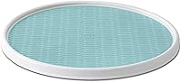 Vista 40 de Copco 5234758 - Bandeja giratoria antideslizante para despensa, 2 niveles, 12 pulgadas, color blanco y azul aqua