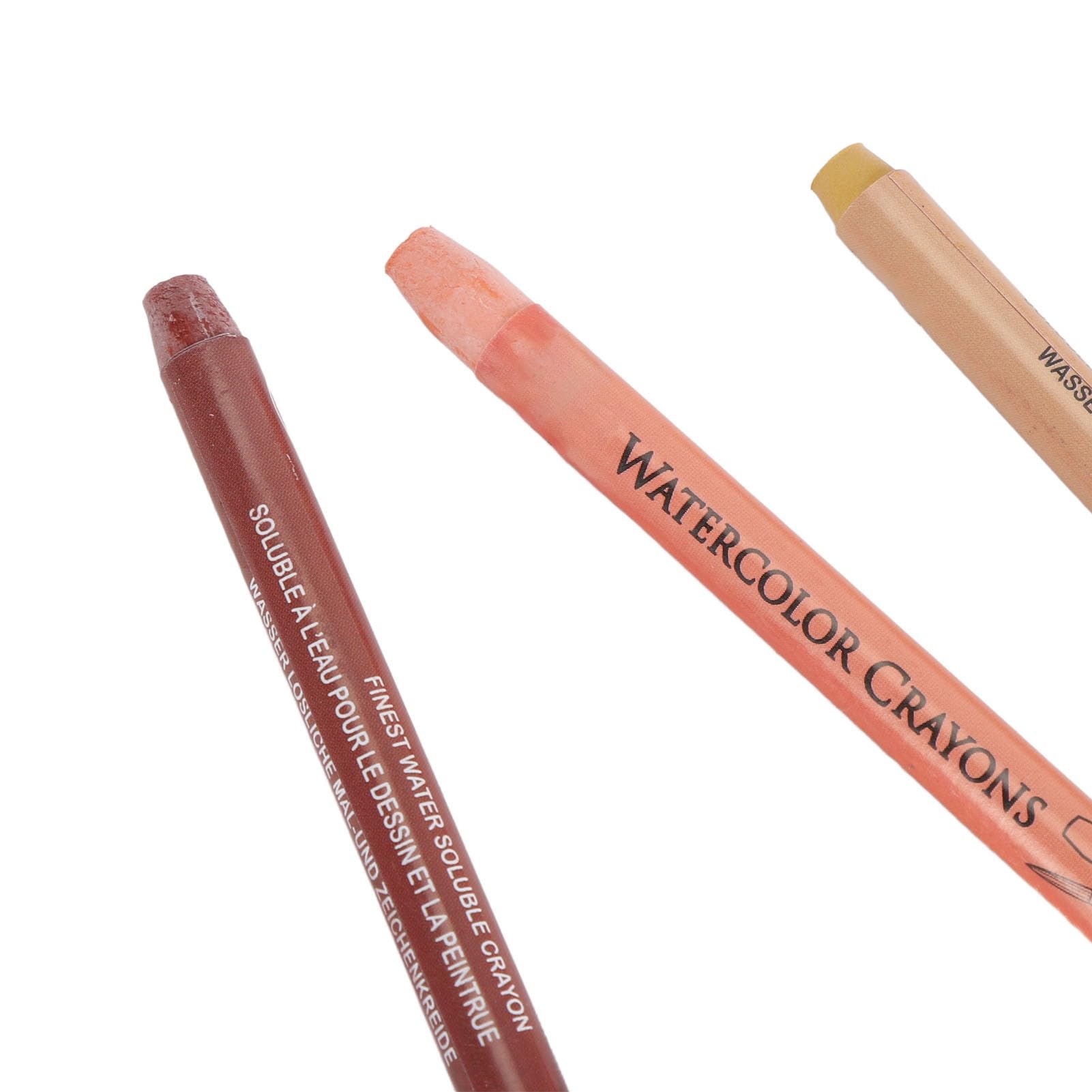 CHICIRIS Ensemble de Crayons Aquarelle Professionnels, Bâtons de Crayons Solubles dans L'eau, Soyeux, Portables, pour Artistes de âges, 12/24/36 Pièces (24 couleurs)