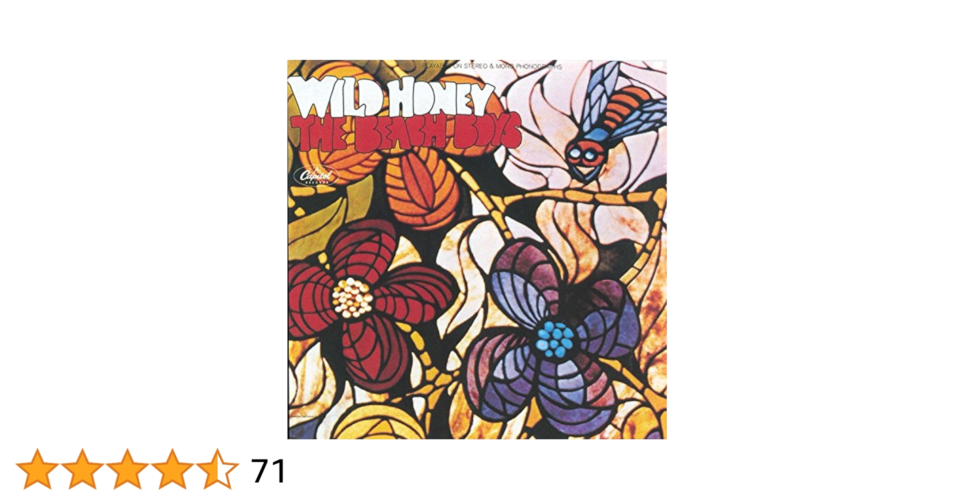 The Beach Boys / Wild Honey UK盤LP MONO The Beach Boys