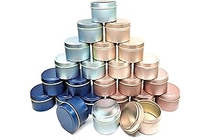 Unixing Candle Tins 4oz for DIY Candle Making