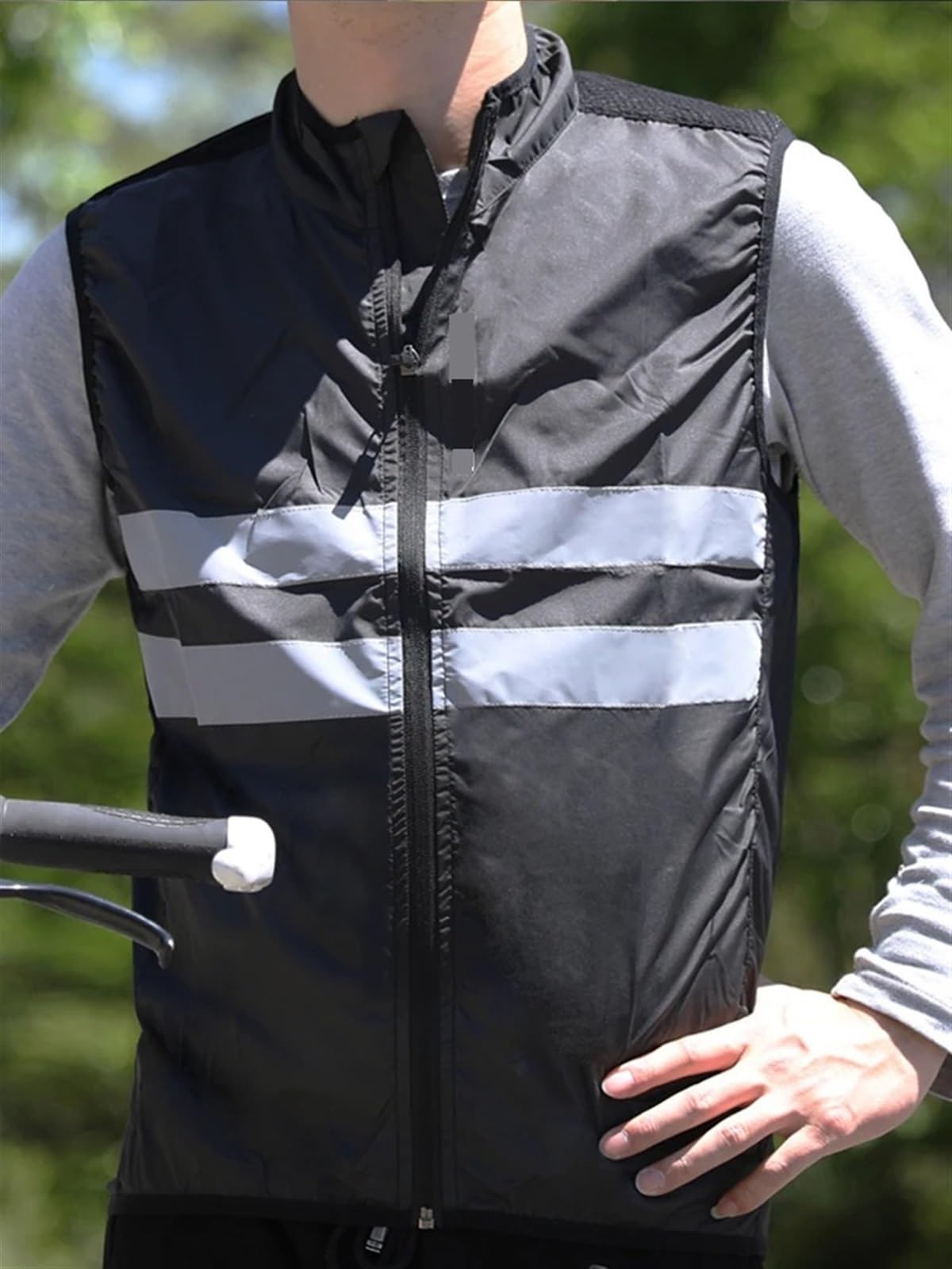 Chaleco de Ciclismo Reflectante a Prueba de Viento for Bicicleta de Carretera, Chaqueta sin Mangas for Ciclismo Chaleco Ciclismo Hombre(07,EU 3XL (Asia 4XL))