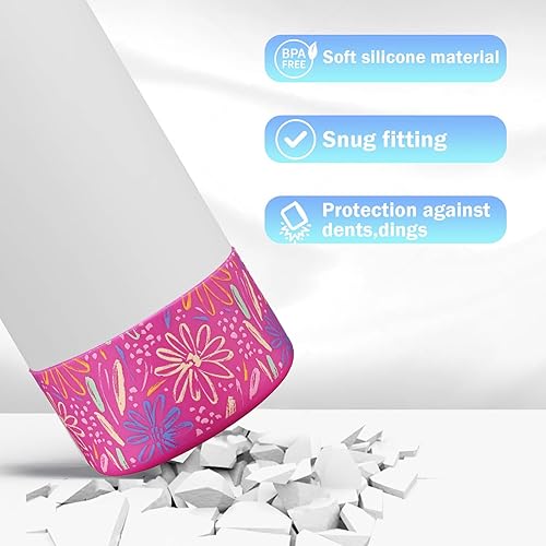 Miniatura 6 de Funda protectora de silicona de 32 onzas, 40 onzas, botella de agua de boca ancha para Hydro Flask, Simple Modern, Takeya, MIRA, Iron Flask y Owala,