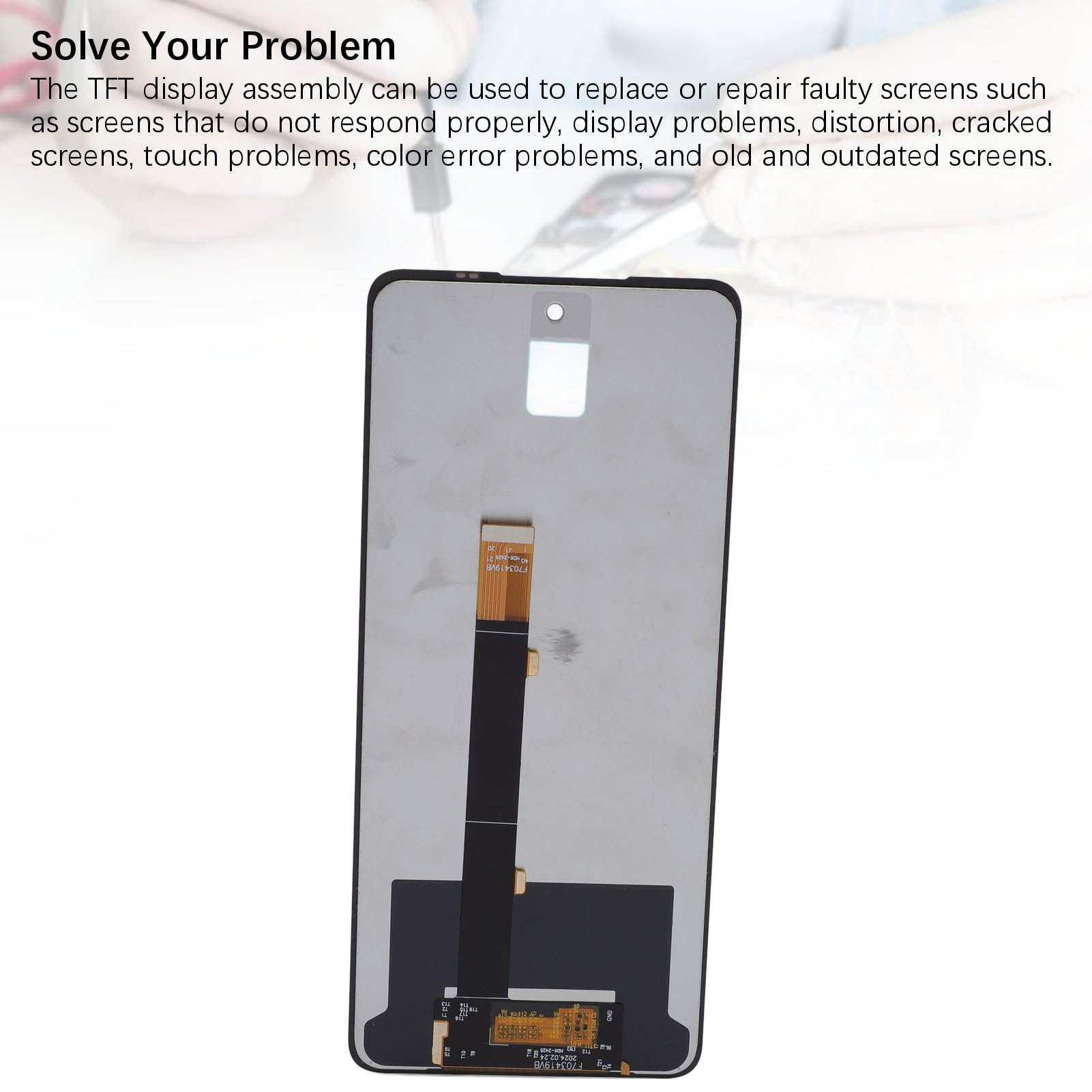 Kit di Riparazione del Gruppo Schermo Display TFT per Max5 Soluzione Sostitutiva del Digitalizzatore Touchscreen di Alta qualità per Persone Impegnate