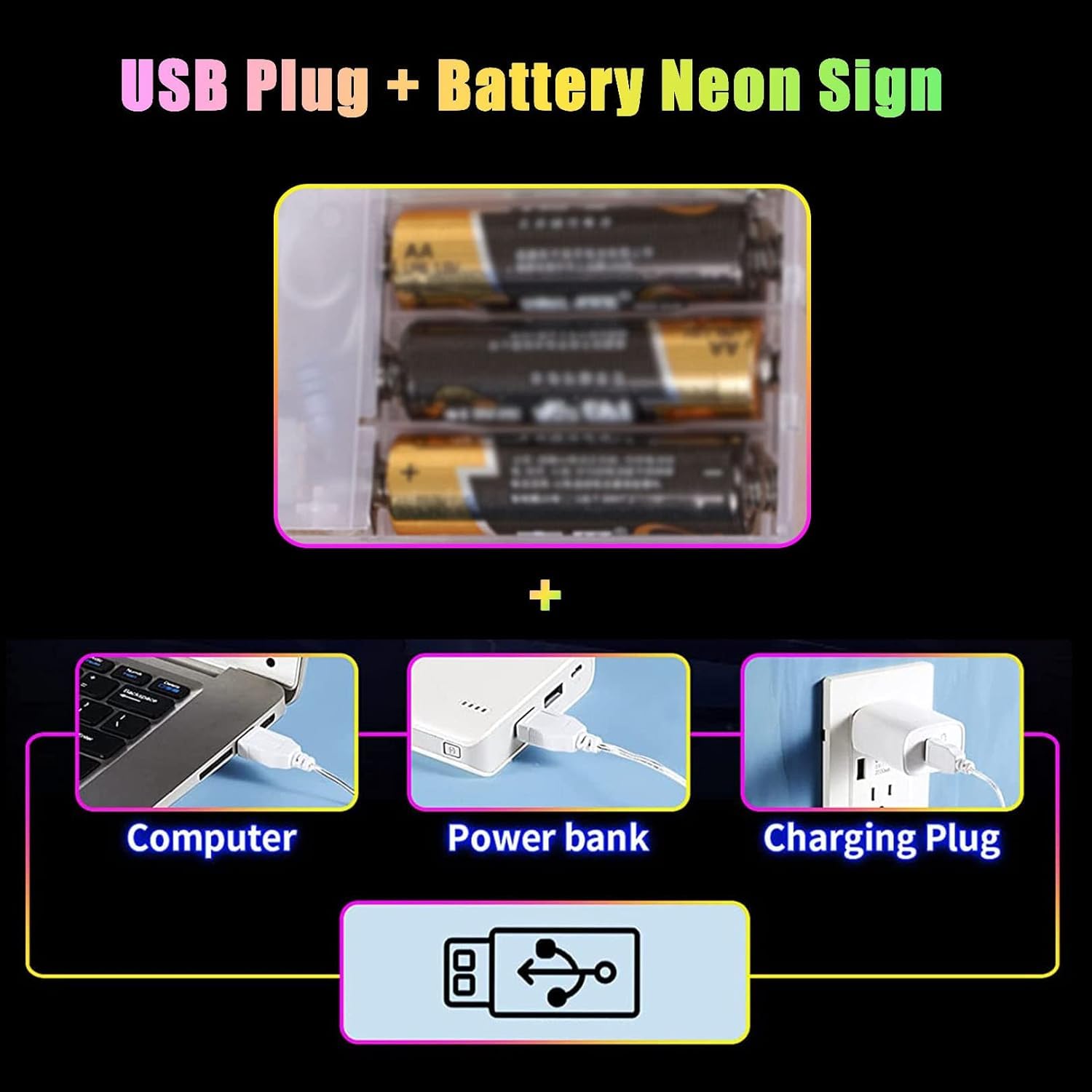 Letrero de luz LED de neón con forma de nube, luces de neón para decoración de pared, USB o batería, luz de neón para Navidad, fiesta de cumpleaños, sala de estar, dormitorio de niñas y niños