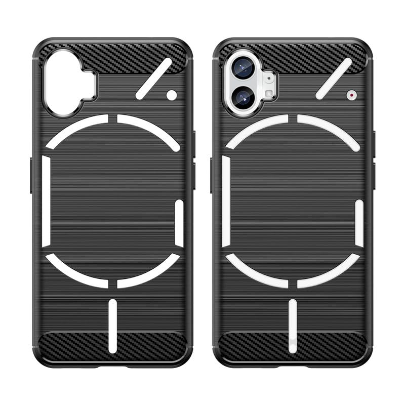 Image of Hybrid Carbon Fiber Back Case for Nothing Phone 1 (Black)