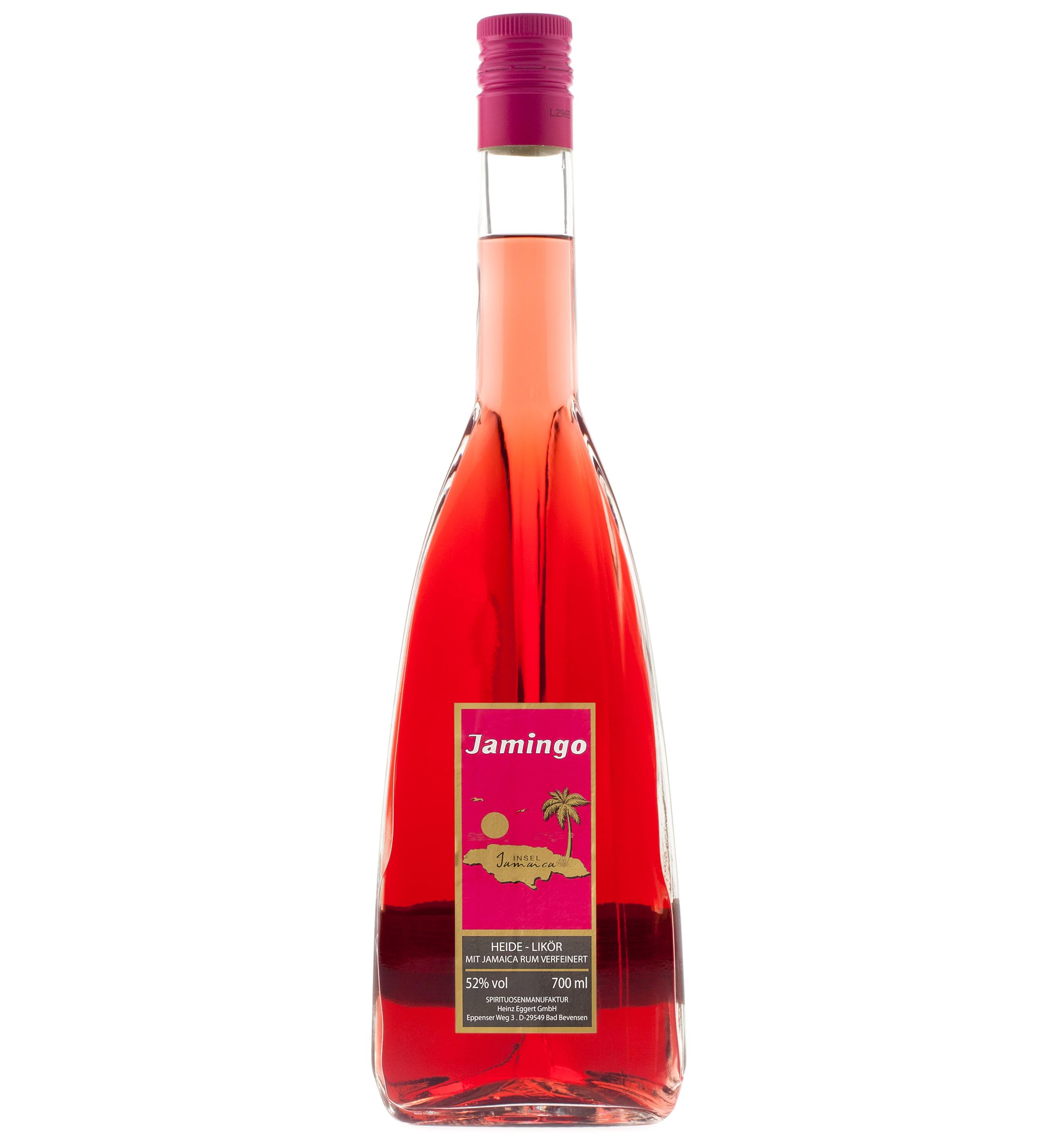Jamingo Heidelikör mit Jamaica Rum verfeinert - 0,7l - 52% vol.