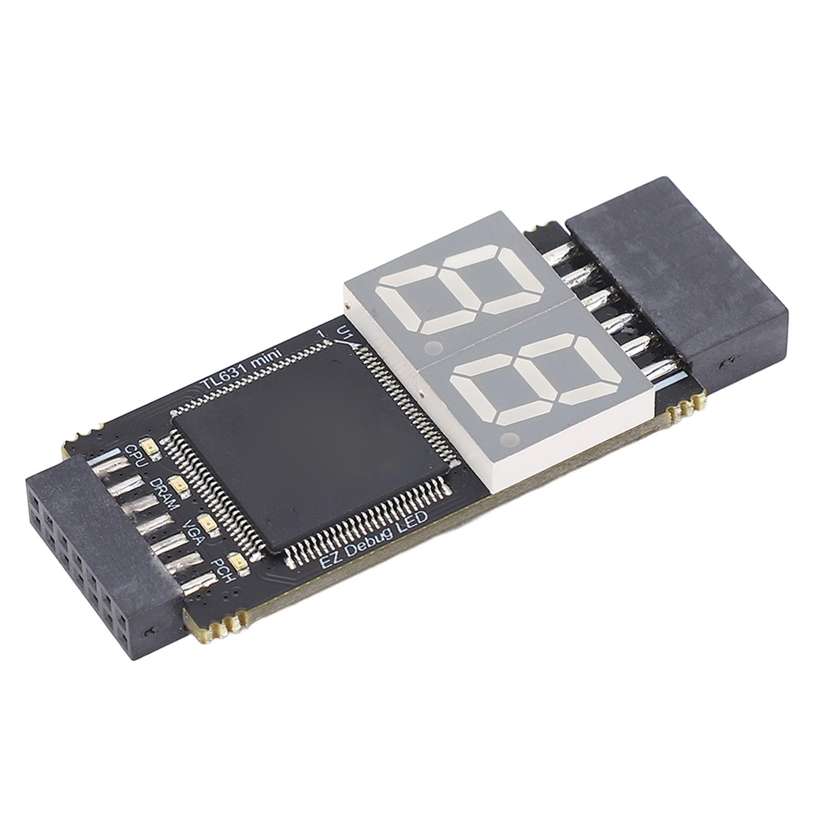 Fabater Karta Adaptera Diagnostycznego Laptopa PCIE LPC TL631 Zestaw Analizatora Płyty Głównej, Narzędzie do Debugowania o Wysokiej Szybkości Rozpoznawania dla COM DEBUG UART1 JDP ze Wskaźnikiem LED