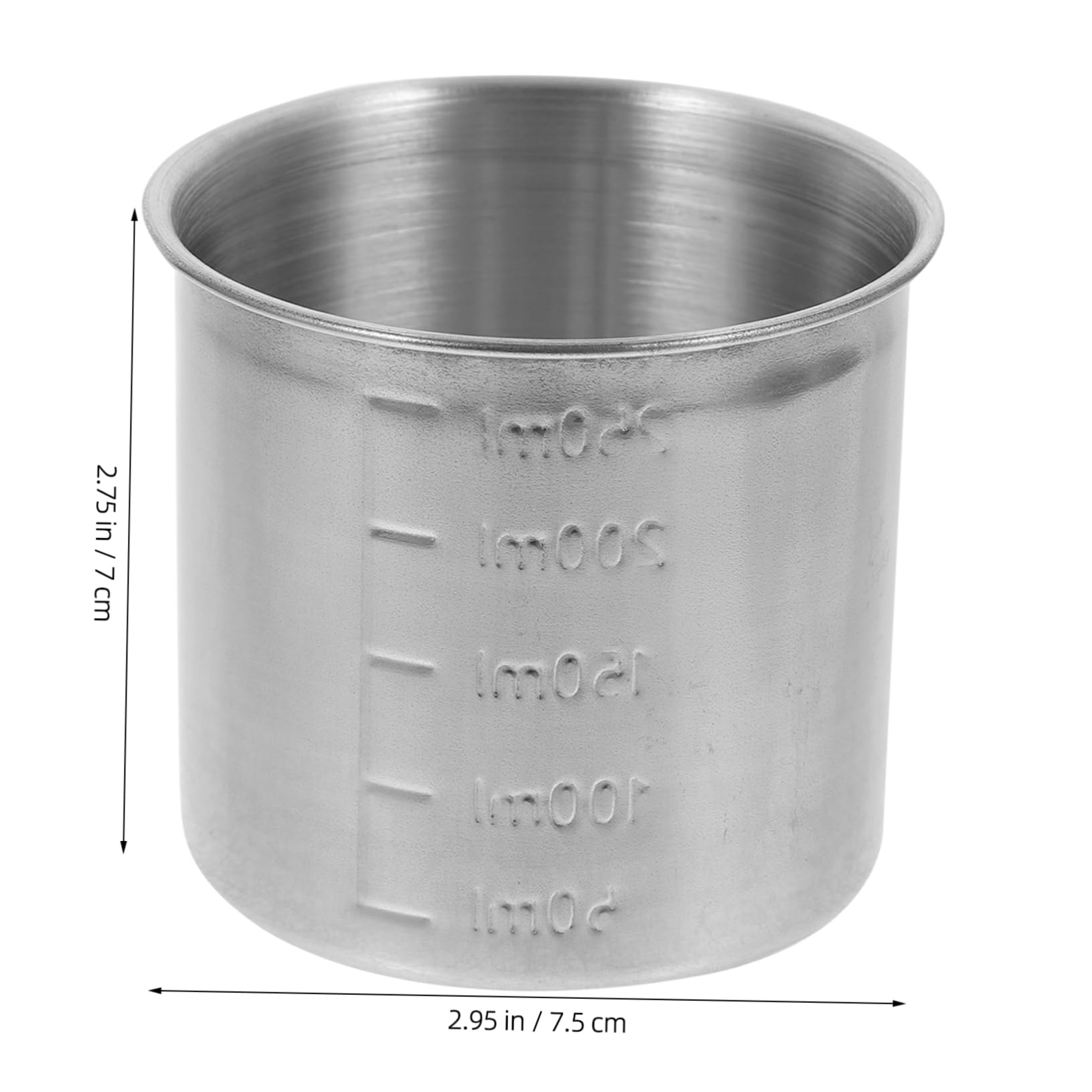 Alipis 3stücke Multifunktionaler Messbecher Aus Edelstahl Mit Für Küche Für Präzises Messen Von Zutaten Wie Reis Und Mehl Vielseitig Einsetzbar Für Backen Und Kochen