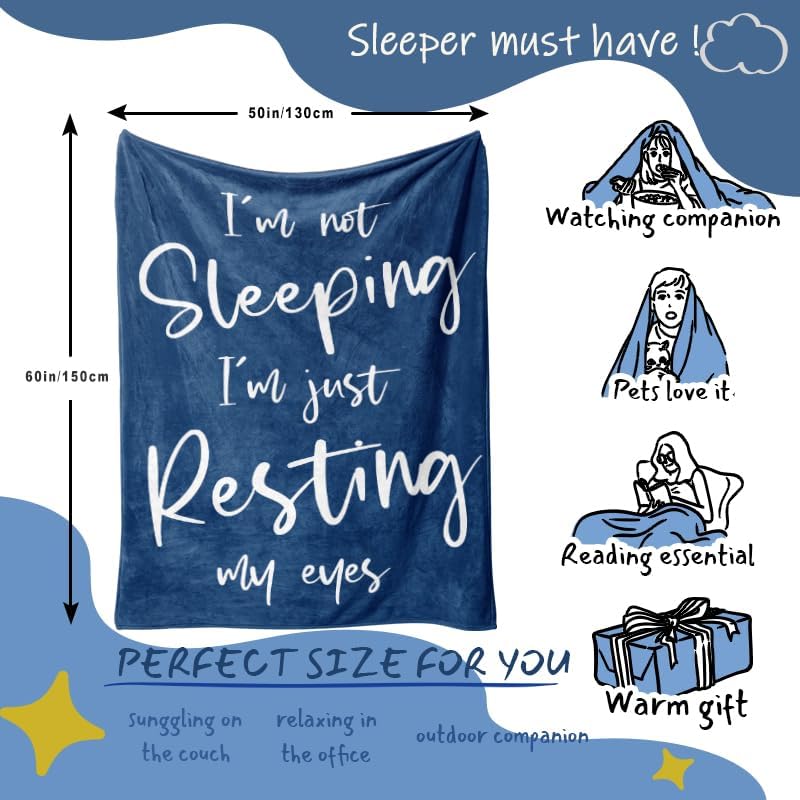 Julazy Birthday Gifts for Men, Dad, Husband Blanket 50"X60", Fathers Gifts from Daughter Son-Gift for Grandpa Brother, Gag Gifts for Men Women - Image 7