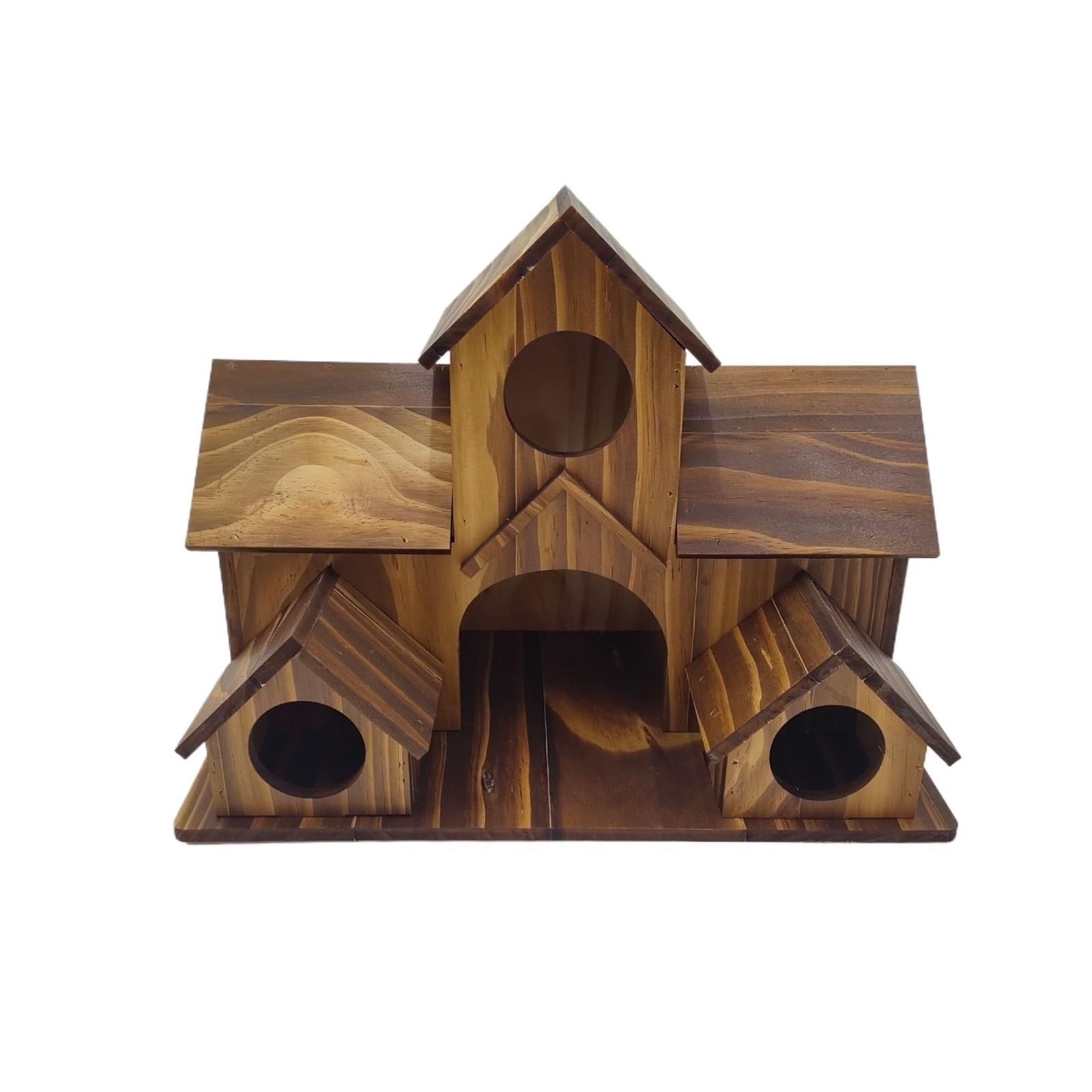 Nido de Madera para pájaros Casita de Madera for pájaros, Nido for jardín al Aire Libre, comedero Colgante Decorativo for, decoración Rural for el hogar