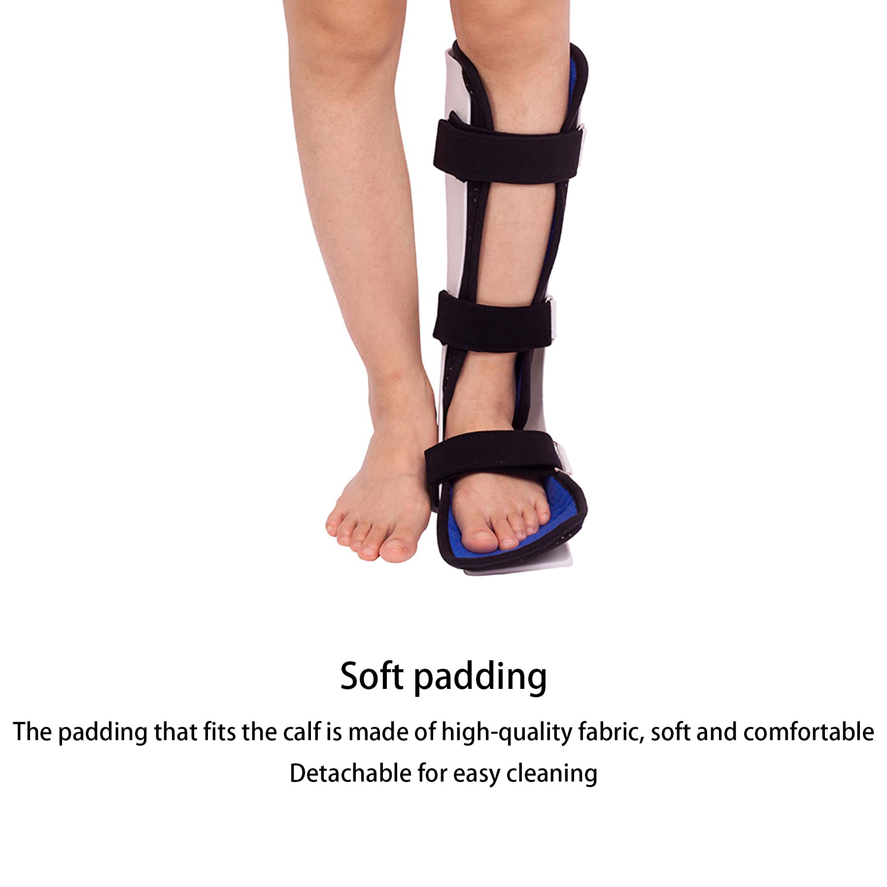 Ortesis de Caída de Pie Soporte para Lesiones Nerviosas Tendinitis de Aquiles Fascitis Plantar Alivio de Presión Soporte Ortesis de Tobillo y Pie Férula de Soporte de Pie Caído
