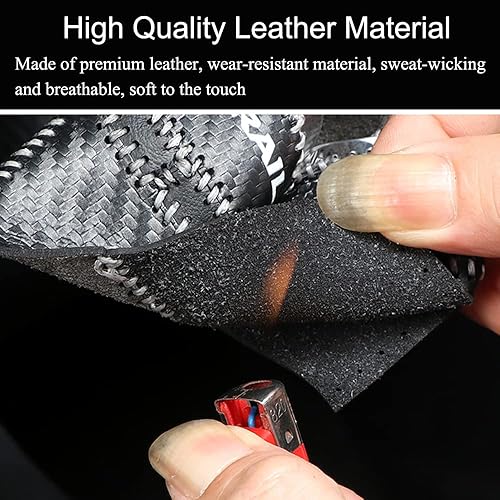 Miniatura 5 de XITER Funda de cuero para palanca de cambios automática, funda protectora de palanca de cambios para Nissan Rogue 2021, 2022, 2023, 2024, 2025,