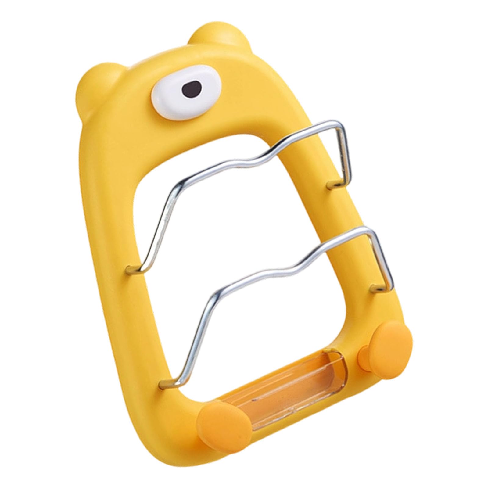 Kalttoy Vertical ABS Shelf for Cutting Boards Covers Efficient Storage Rack Kitchen Bear Kitchen Container Lid Holder
